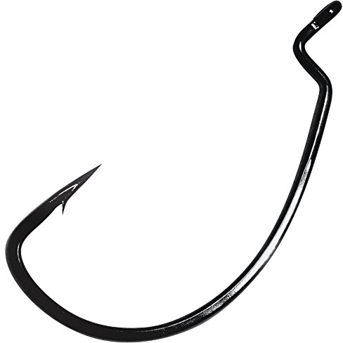 Gamakatsu EWG SL Hook Worm Offset schwarz - Offsethaken, Größe/Packungsinhalt:Gr. 2/0-6 Stück