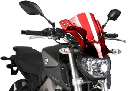 Puig 6894R Windshield Rafale Red