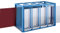 eurokraft | pro | Blechlager-Box | HxLxB 1250 x 1100 x 2000 mm | lichtblau