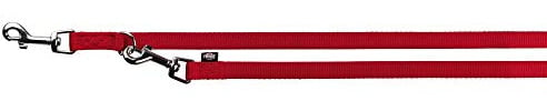 Trixie Premium Adjustable Dog Leash, X-Small, Red