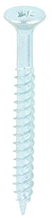 TIMCO Twin-Threaded Woodscrews - PZ - Double Countersunk - 10 x 2 - Zinc Plated - Box of 200