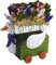 36 Holz Blumenstecker Gans Floristik Blumen Frühling Deko inkl. Korb von Aktivhandel #43190