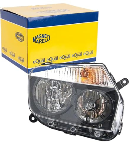Magneti Marelli 712676512097 Hauptscheinwerfer, Linke Schwarz | Kompatibel mit: DACIA DUSTER