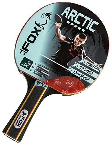 Fox TT Arctic 5 Star Table Tennis Bat Pala, Adultos Unisex, Multicolor (Multicolor), Talla Única