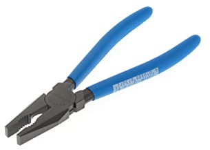GEDORE Pinza Universale Professionale, Pinza Universale Multifunzione, Taglienti Lunghi, Impugnatura Antiscivolo, Modello europeo, Lunga 200 mm, 8245-200 TL