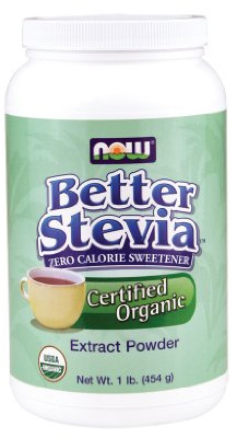 Now Foods BetterStevia Extract Powder - 1 lb. 5 Pack