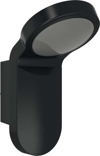 ESYLUX LED-Leuchte 14 W 5000 K, Aluminiumdruckguss und Kunststoff,OL 100LED 5 K, schwarz, 4370615