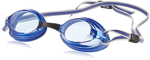 Beco BECO Unisex – Erwachsene Boston Wettkampfbrille, blau/weiß, One Size