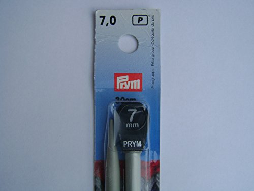 Prym 7.00mm Aluminium Knitting Pins Pair 35cm Long