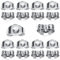 TOAOB 20 Piezas Tuercas de Pendientes Plata de Ley 925 de 4.45 x 5.85 mm Cierres Tapón de Seguridad Tope Posterior Mariposa Tamaños Universal para Hacer Joyería Bisutería Fabricación de Joyas