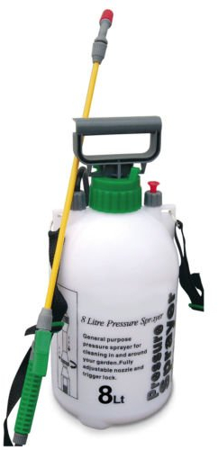 8L Manual Pump Pressure Sprayer - Multipurpose Outdoor Garden Sprayer | Cleaning, Watering Lawn, Unwanted Weeds Killer | Efficient, Durable & Long Lasting