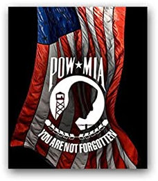 Aufkleber/Sticker Pow Mia Flagge Prisoners of War Missing in Action 6x7cm A2031