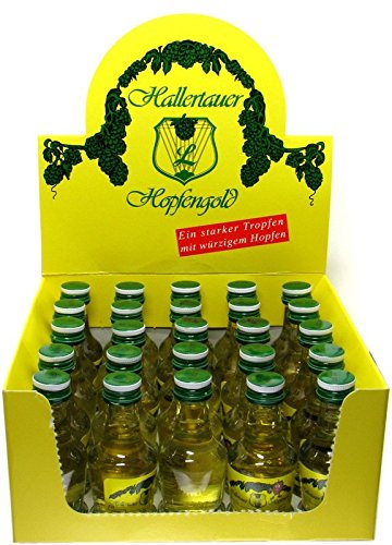 Hallertauer Hopfengold feinherber Likör 25x0,02l Miniaturen