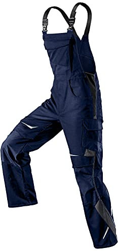 KÜBLER Workwear | PULSSCHLAG Arbeitslatzhose | dunkelblau/anthrazit | Größe 102