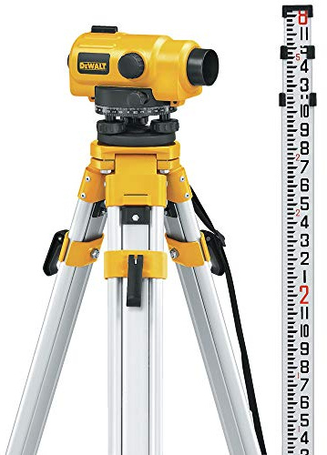 Dewalt DW096PK 26 x Automatische optische Level-Set mit Stativ, Stab, und Tragetasche