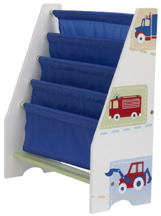 Fahrzeuge - Hängefach-Bücherregal für Kinder – Büchergestell für das Kinderzimmer