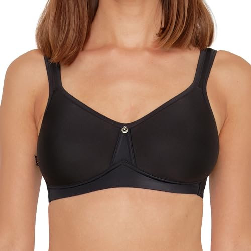 SUSA Damen Catania BH, Blickdicht, Schwarz, D75