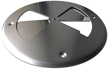 LavaLock 8 “Aluminium Windrad BBQ Smoker Pit Intake Blade-Dämpfer Vent Set