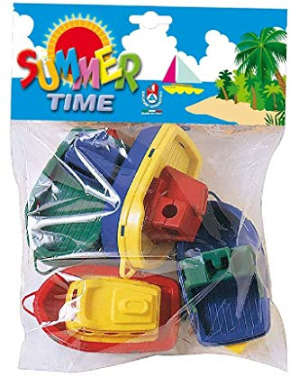 AK Sport 0763002 - Boote 4 Stück, Strandspielzeug