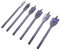 Amtech F1400 6 Piece metric flat wood bit set