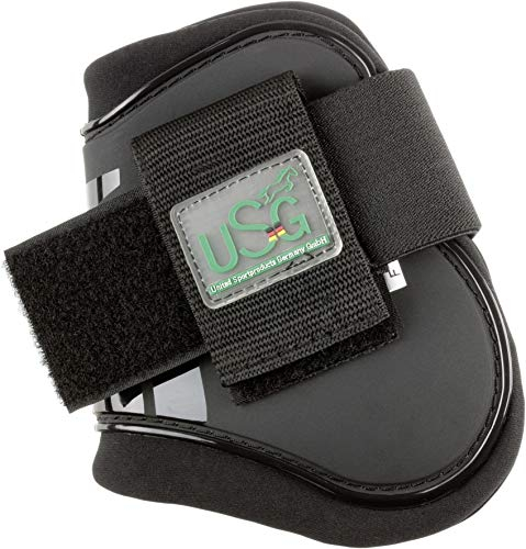 USG Hartschalenstreichkappen, schwarz, Warmblut