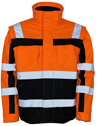 Mascot Pilotenjacke Loreto, 1 Stück, L, orange / marineblau, 09335-880-141-L
