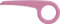 DEKAFORM Fahrradkettenschutz Easy Line 180-3 für 36/38 Zähne * hell-rosa