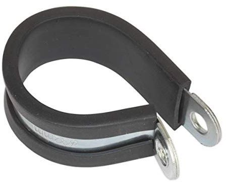Sealey PCJ32 P-Clip Rubber Lined Ø32mm Pack of 25