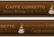 wandmotiv24 Bordüre Kaffee 260cm Breite - Selbstklebend Borte Tapetenbordüre Bordüren Borde Wandborde Coffee Coffee Café M0026
