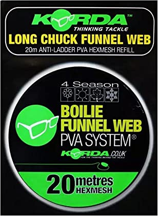 Korda Boilie Funnel Web MICROMESH Refill, 20m, Micromesh, Versatile Economical Refill for Fishing Bait Applications