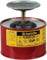 Justrite Piston Peut en Acier avec Dasher de 128mm, 2 L, Rouge