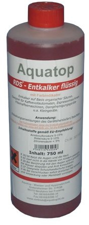 RDS Entkalker 750ml mit Farbindikator für Kaffeeautomaten, Espressomaschinen usw
