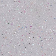 efco - Moosgummiplatte Glitter 200 x 300 x 2 mm (weiß)