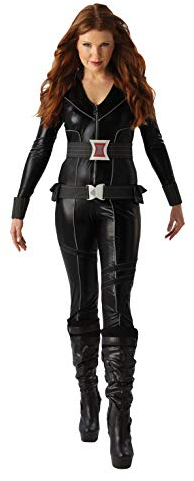 Rubie's Offizielles Kostüm Black Widow, Marvel, für Erwachsene, Damen, Größe L ( 16 Jahre bis 18 Jahre) Halloween