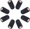10,2 cm Vet Wrap Tape Bulk (schwarz) (12 Stück) selbstklebend haftende Flexbandage, Griffrolle für Hunde, Katzen, Haustiere, Pferde