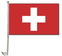 Everflag Drapeau de voiture Suisse