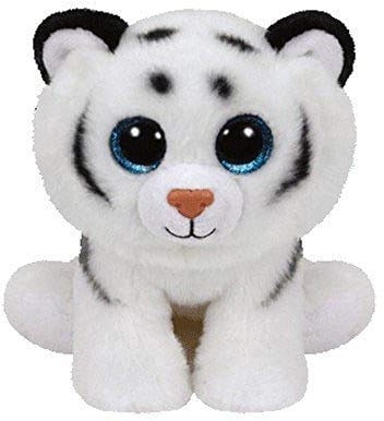 TY T42106 Tundra Tiger Plüschtier, Weiß