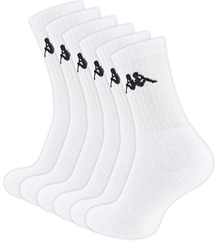 Kappa 6-9 oder 12 Paar Original Tennissocken, Sportsocken, Arbeitssocken, Schwarz - Cottonprime