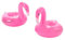 5Pcs Flamingo Floating Inflatable Drinks Beverage Beer Can Holder for Swimming Pool / Beach Party / Kids (Pink)