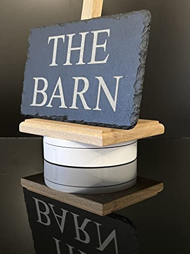 House Name Plaques for Outside 25cm x 15cm Personalised Door Plate. Number Sign. House Sign for Outside.