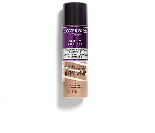 COVERGIRL Simply Ageless 3-in-1 Liquid Foundation - Classic Tan 260