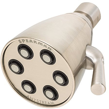 Speakman S-2252-BN-E2 Pommeau de douche réglable en laiton brossé 3 positions