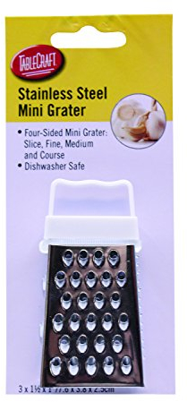 Tablecraft SG100 - Mini grattugia, piccola, colore: Argento