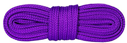 Kaps Lacci per Scarpe da Ginnastica, Stringhe per Scarpe e Calzature Casual, Fatti in Europa, Diversi Colori e Misure (140 cm - 55 inch - da 8 a 10 paia di asole/Viola)