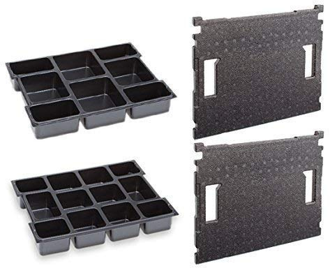 L-BOXX Sortimo Kleinteileeinsatz 8fach + 12fach f�r L-Boxx 102 incl. Deckeleinlagen