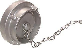 Storz-Blindkupplung 100 (115mm), Aluminium (geschmiedet) Werkstoff:Aluminium (geschmiedet)