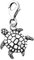 Quiges Charm Anhänger 3D Ozean Schildkröte 925 Silber mit Karabinerverschluss für Bettelarmband