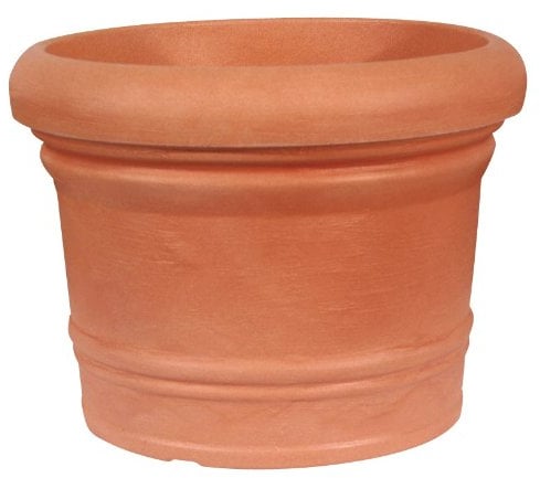 Pflanzkübel PALERMO aus Kunststoff, Farbe:impruneta;Durchmesser:40 cm