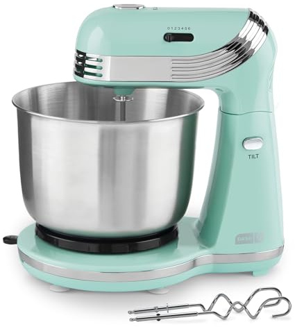 Dash Everyday Stand Mixer, Aqua
