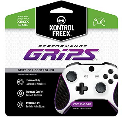 KontrolFreek Performance Grips | Performance-Griffe für Xbox One und Xbox-Series X Controller | Nightfall Schwarz